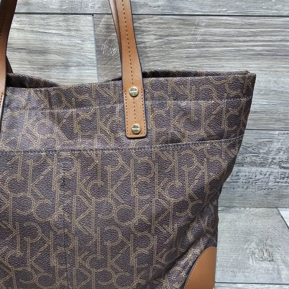 Calvin Klein purse brown